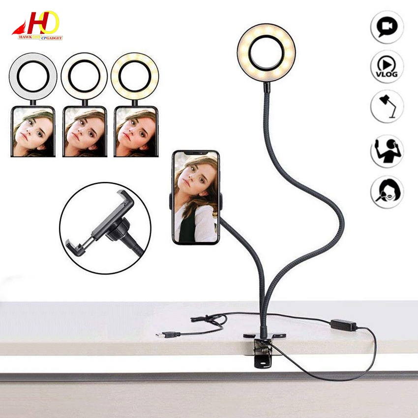 Selfie Ring Light With Cell Phone Holder - Image 3