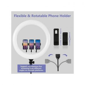 14 Inch Ringlight Large - Tripod Stand+Phone Holder+Bluetooth