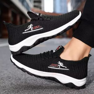 Black Casual Sneakers - New Fashion Shoe
