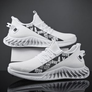 White Air Nike Jordan like Beach sneakers - Men's Stylish Simple Casual Fashion Sneakers