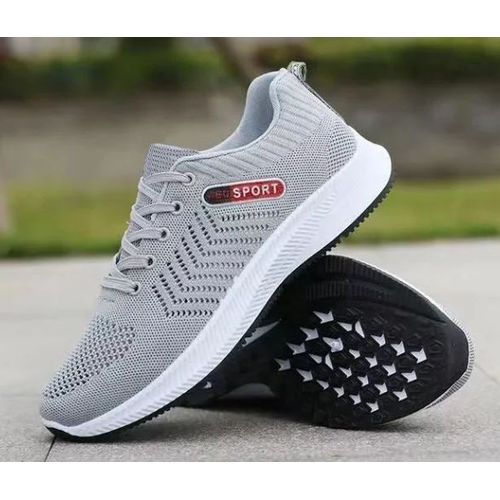 Grey Outdoor Fashion Comfortable Simple Casual Shoes Sneakers - Image 5
