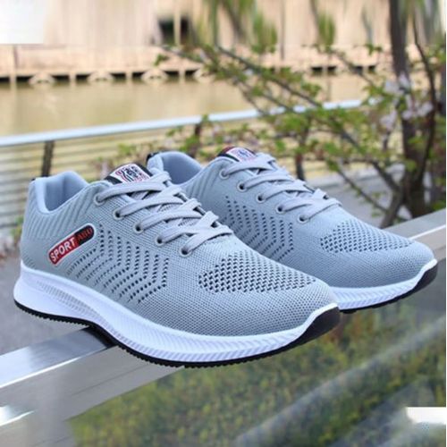 Grey Outdoor Fashion Comfortable Simple Casual Shoes Sneakers - Image 2